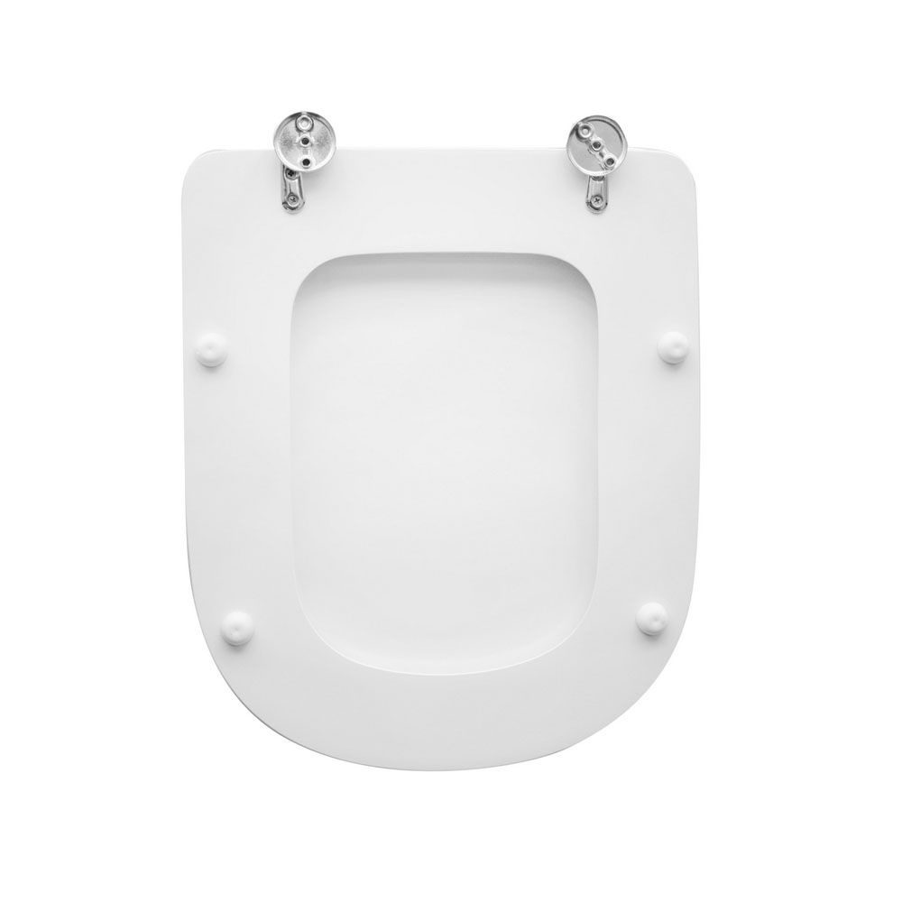 Sedile Wc Legno Bianco Per Dolomite Vaso Gemma Larghezza Cm