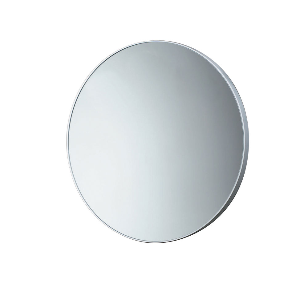 Specchio tondo con cornice bianca by Gedy - diametro cm 60