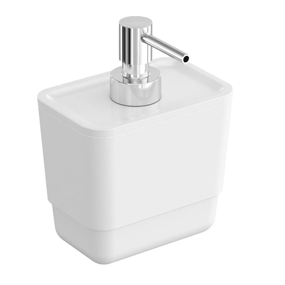 Dispenser sapone in plastica della collezione B-Smart by Cosmic - Bianco