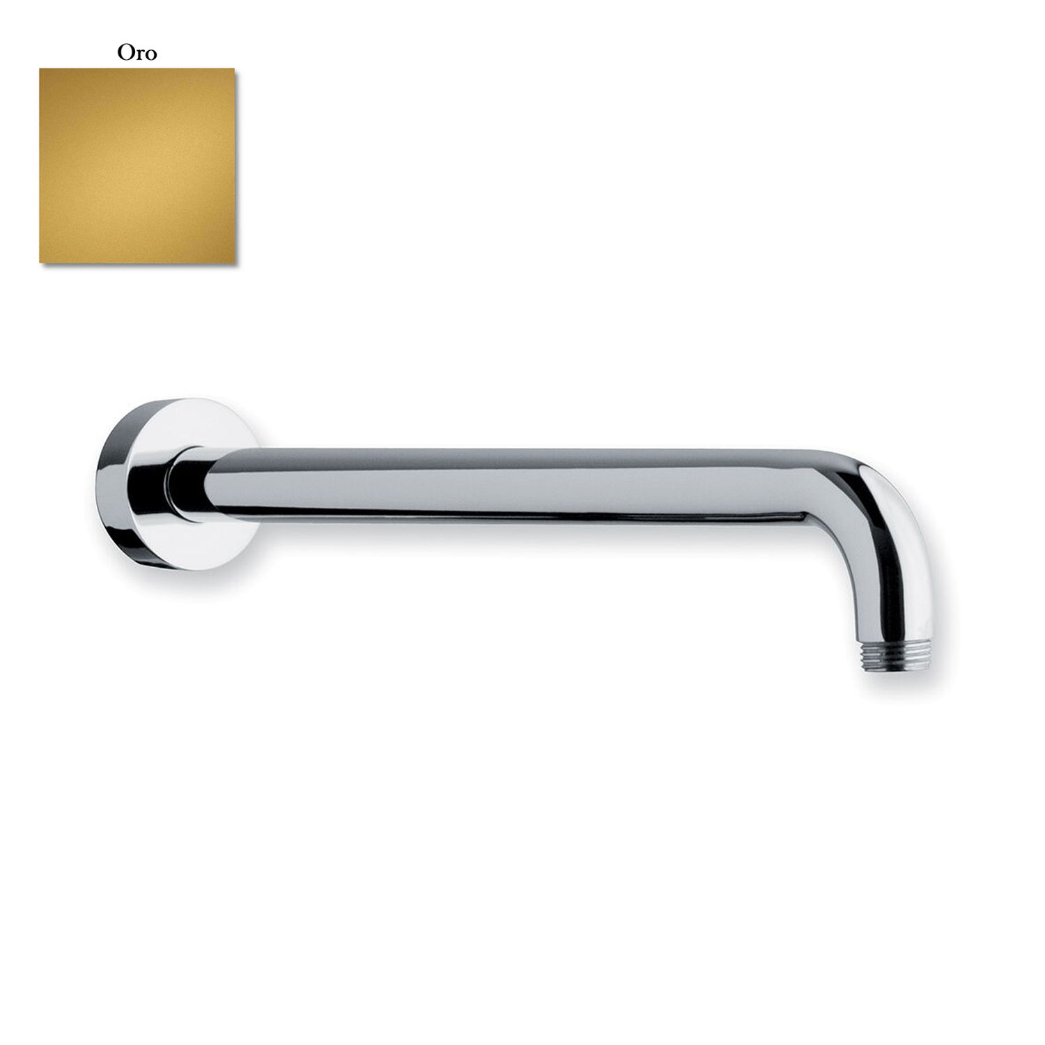 Luxury Round Shower Arm 200mm Gold CeramicStore