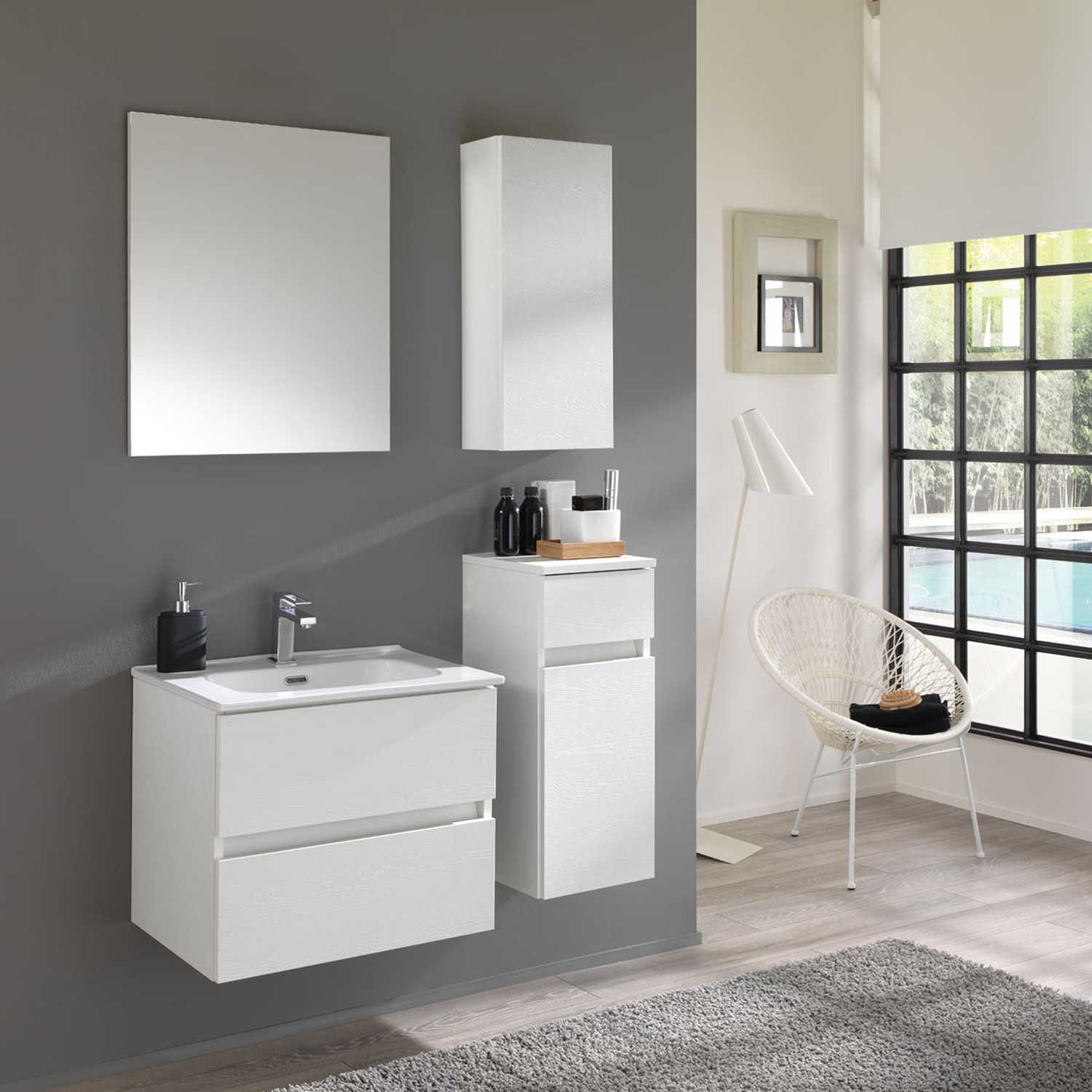 Planetmöbel LUX - Mueble de baño para lavabo (180 cm, sin lavabo), color  dorado y antracita, WTU-1800GEAZ-PM