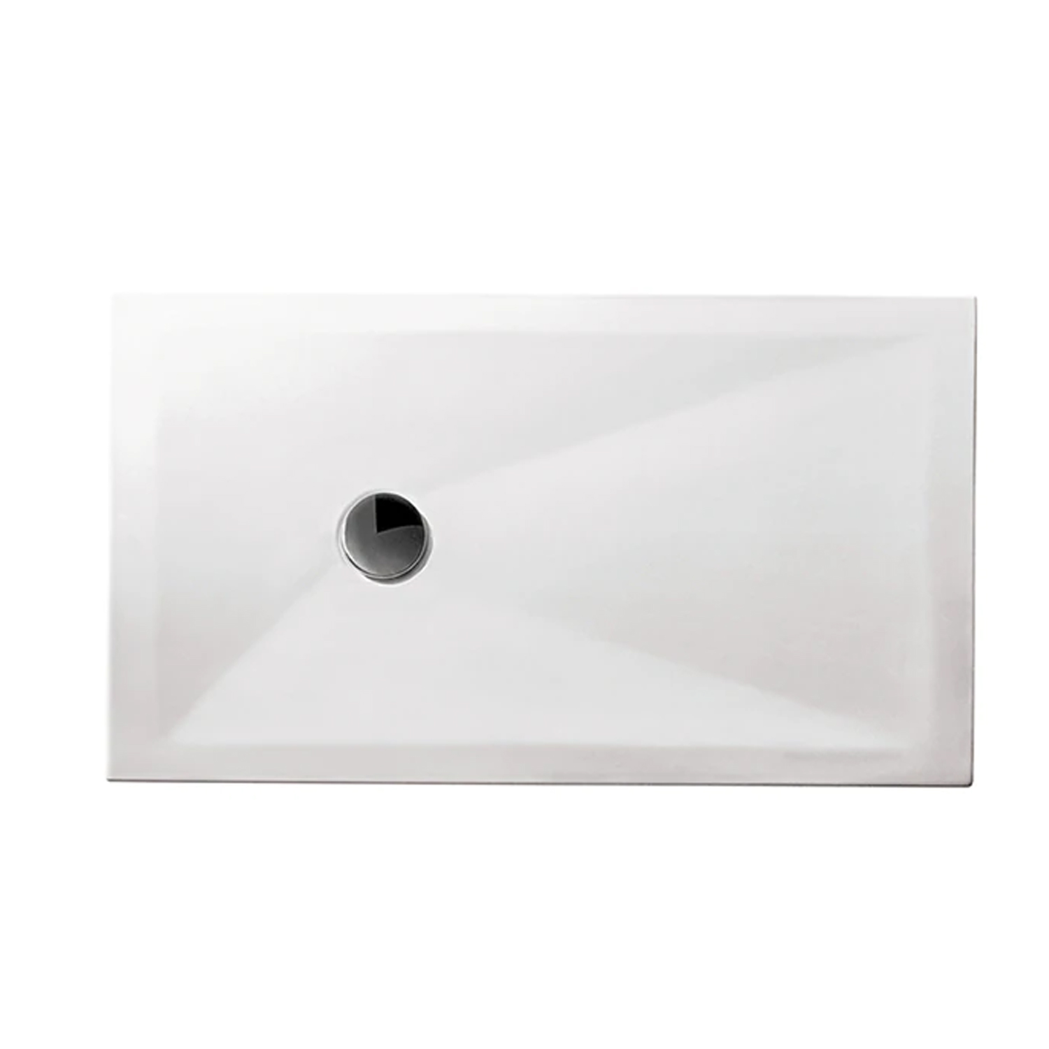Ceramic shower tray cm 80x100 h3 model Jò by Althea Matt White
