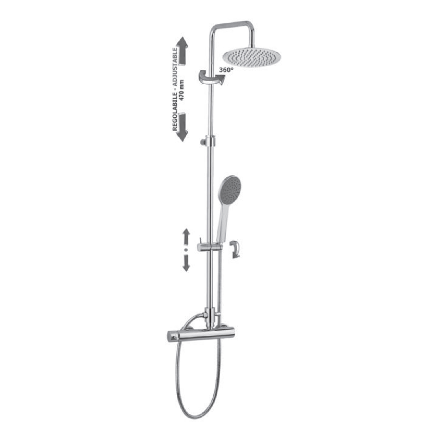 Paffoni Birillo shower column