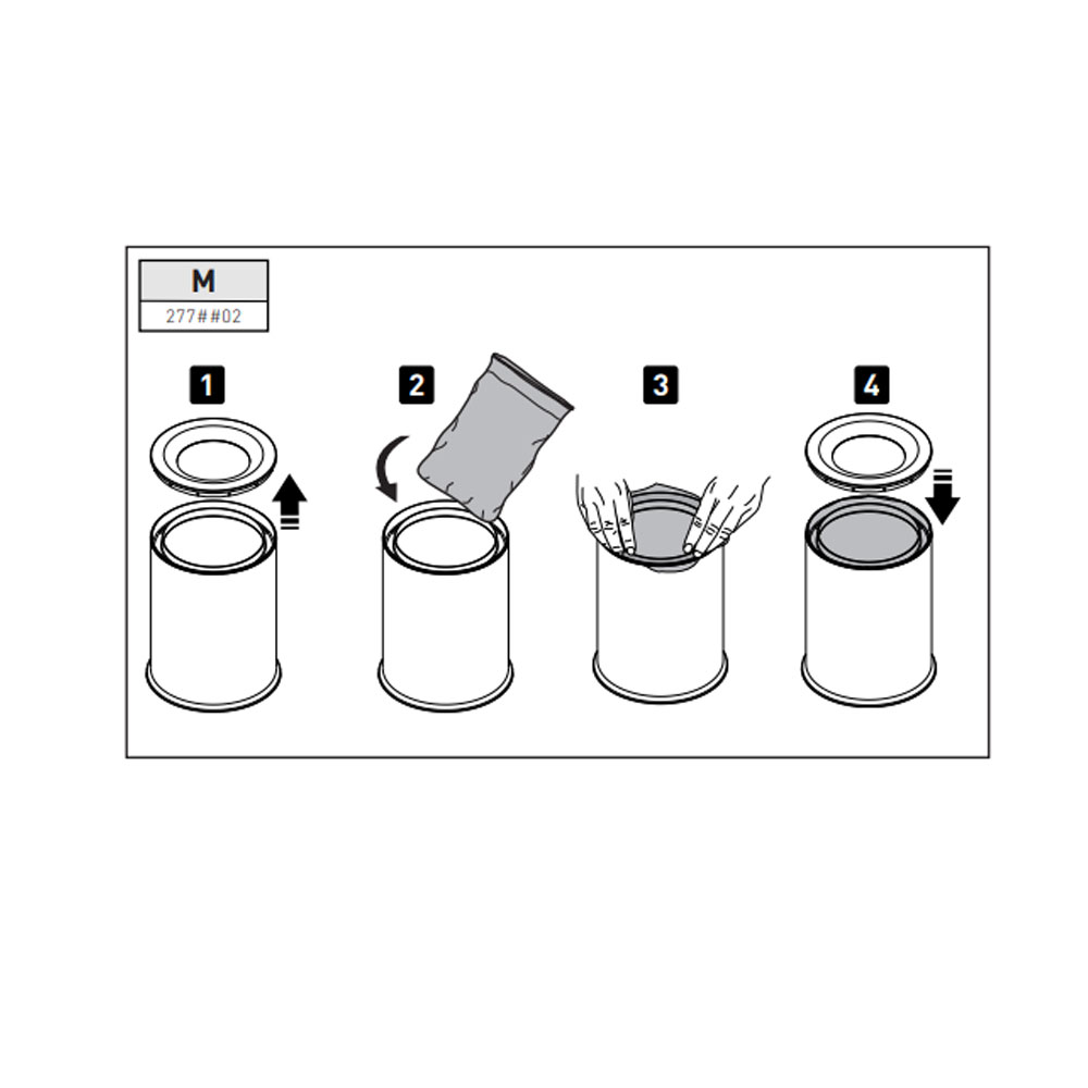 'Black & White' bathroom bin Cosmic Black CeramicStore