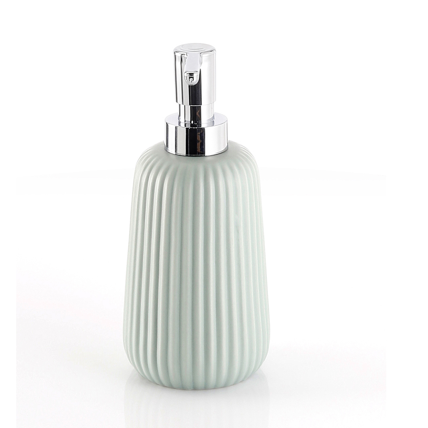 Green Sage soap dispenser with Gedy dispenser |CeramicStore