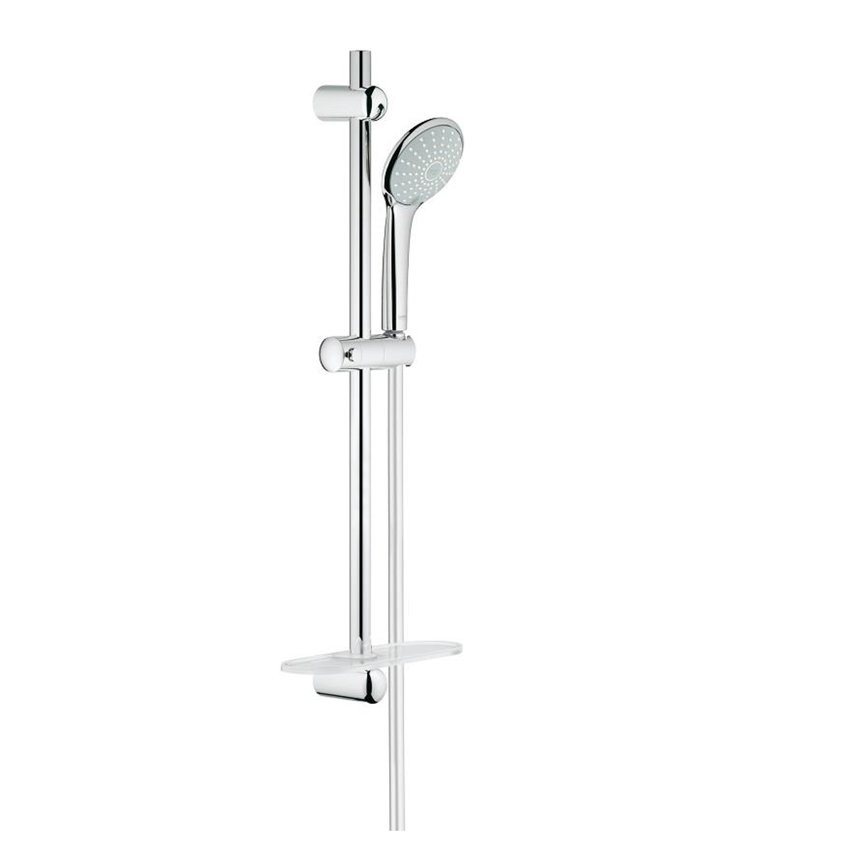 Grohe shower rail model Duo Euphoria with 3-jet hand shower and SprayDimmer  system