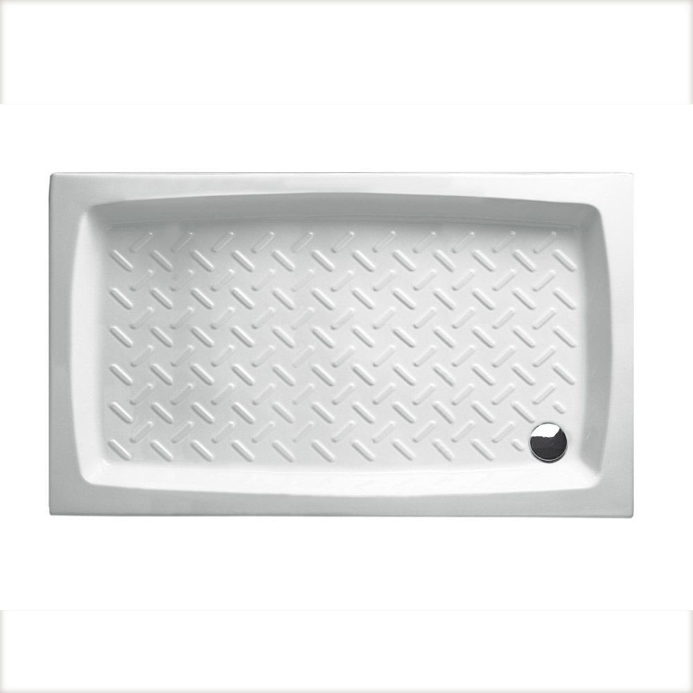 Piatto Doccia Rettangolare 70 X 140.Piatto Doccia Rettangolare Althea Hera 70x140 Ceramica Bianca Altezza 11 Cm