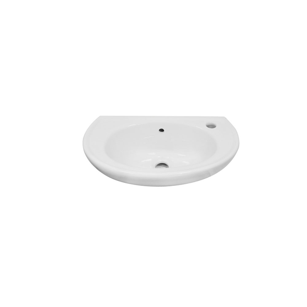 Scheda Tecnica Altezza Rubinetto A Parete Lavabo.Lavabo A Parete Linpha Lp705 Ceramica Bianca 46x28 Con Troppopieno Altezza 18 Cm