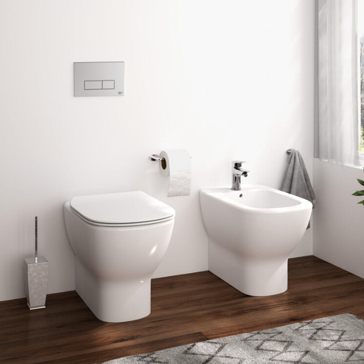 Copriwater compatibile wc Ideal Standard serie Tesi New chiusura