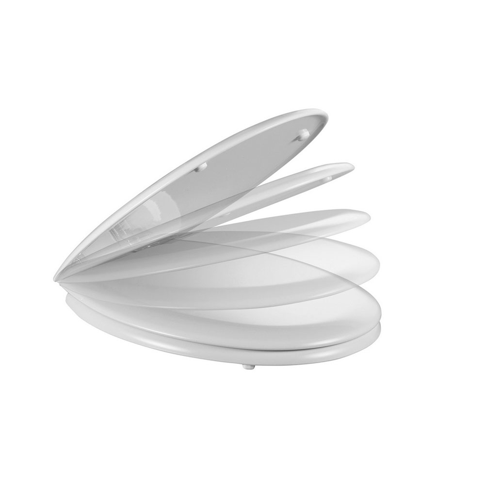 Carrara&Matta white universal toilet seat with slow closing width 37 cm