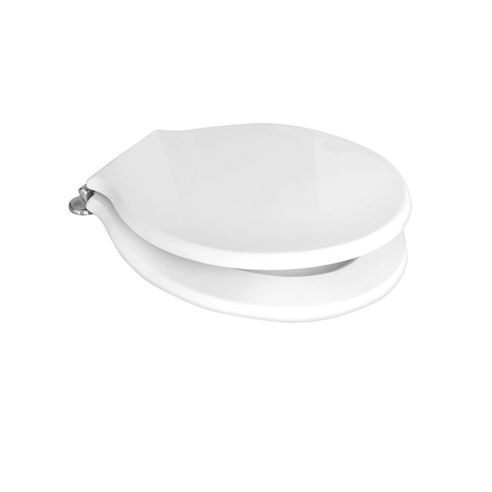 Toilet seat for Pozzi Ginori vase Monte Bianco series width 37.7 cm