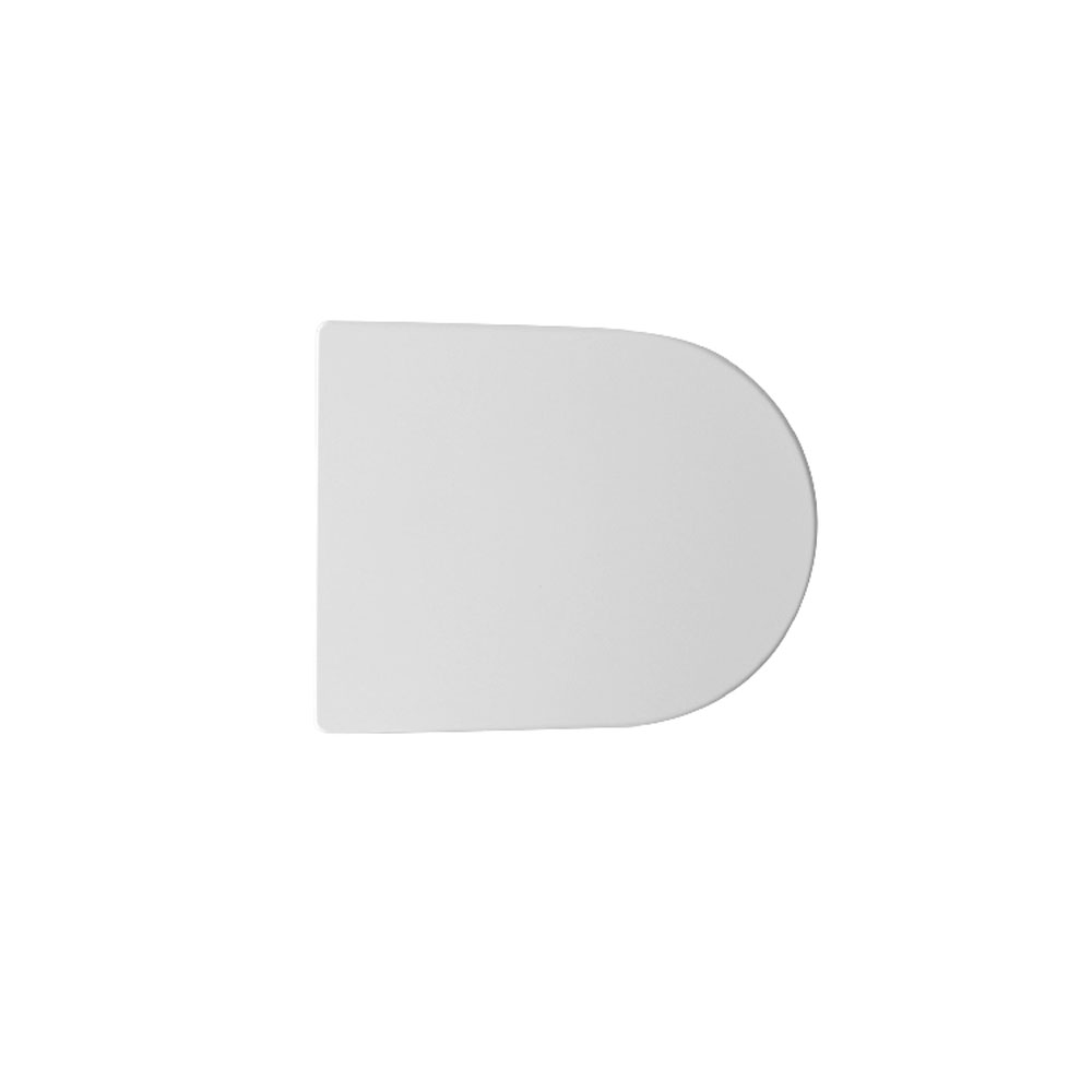 Tapa inodoro universal abs blanco sección completa 43,6x37,2 cm con  bisagras de pvc