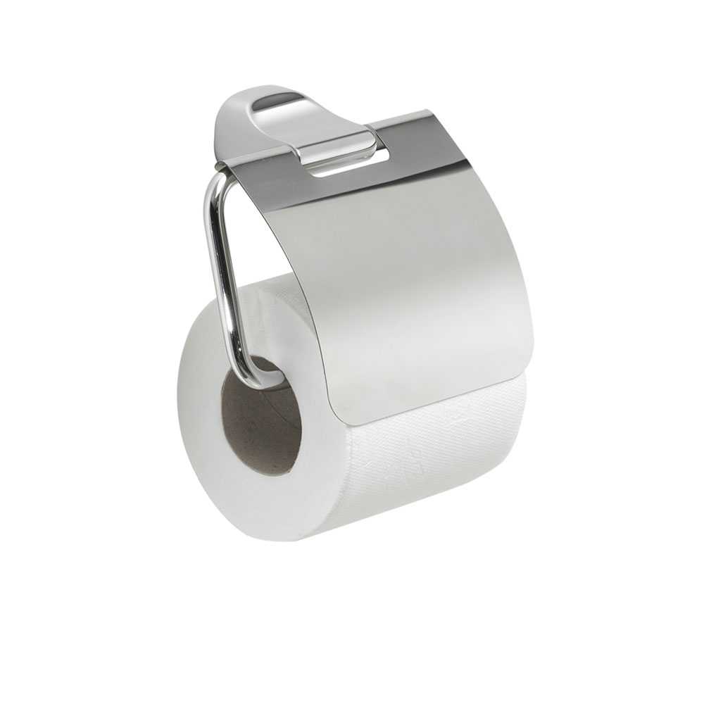 Porta rotolo carta igienica da muro/parete in acciaio inox bagno-wc-toilette
