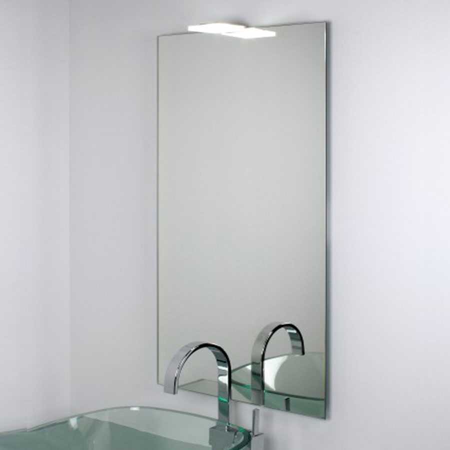 Specchio con illuminazione integrata bagno rettangolare Mix L 110 x H 70 cm