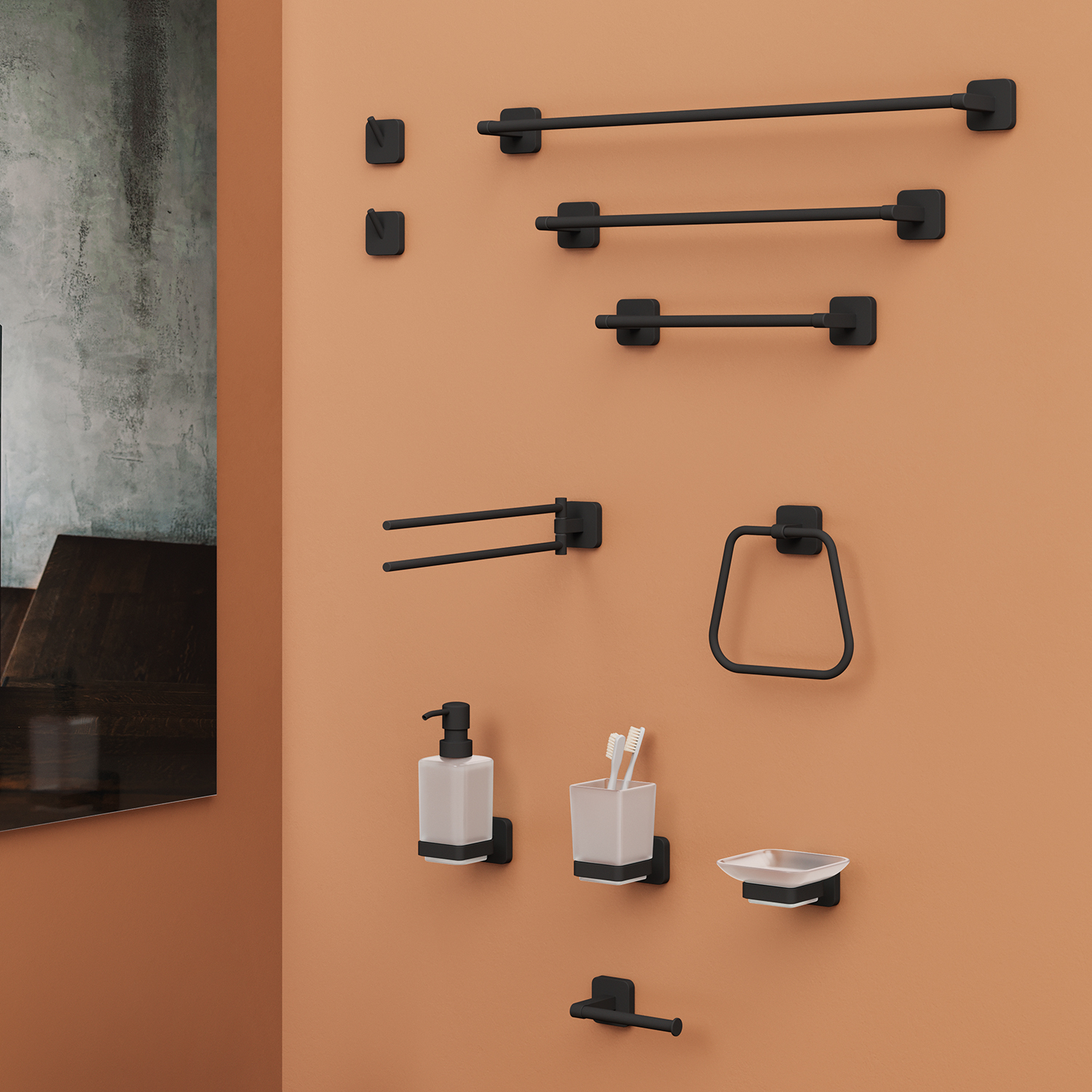 Bathroom Accessories with Glue-On Installation: Practicality, Style and Functionality