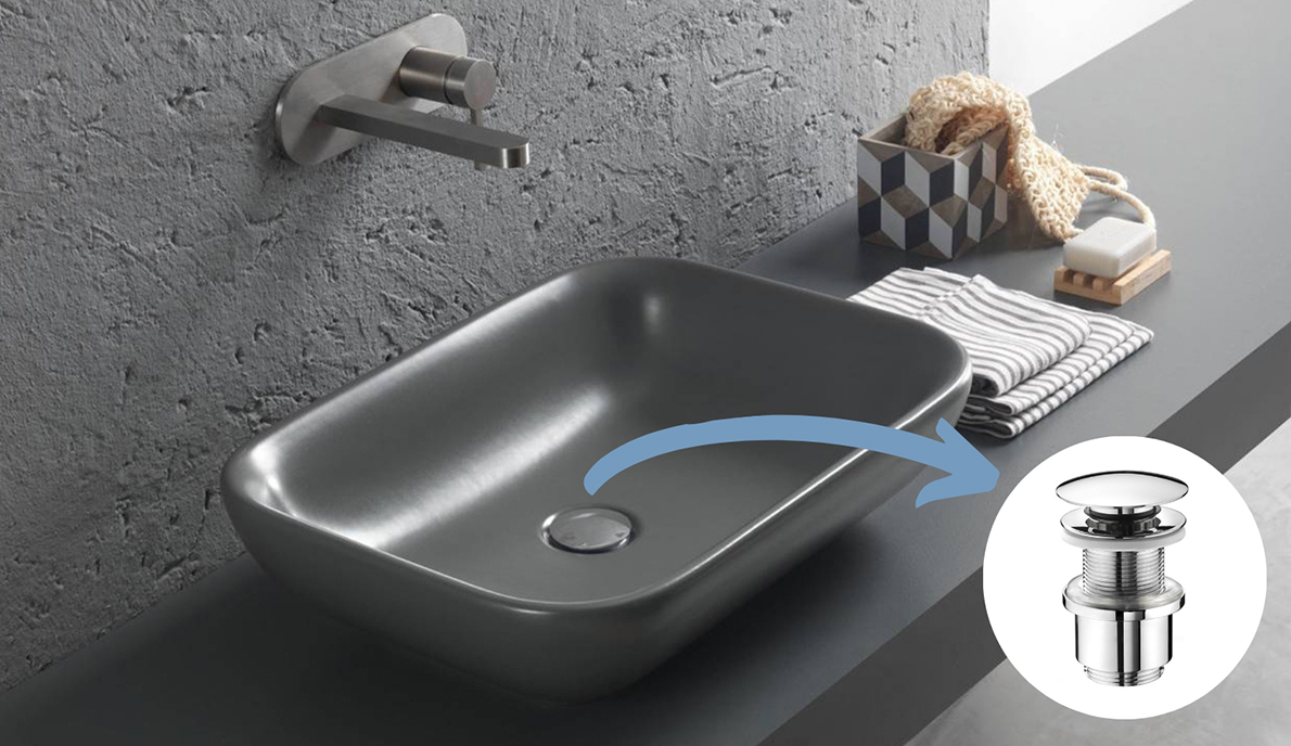 Acquista Tappo di scarico per vasca da bagno da cucina con tappo per  lavandino in silicone da 15 cm
