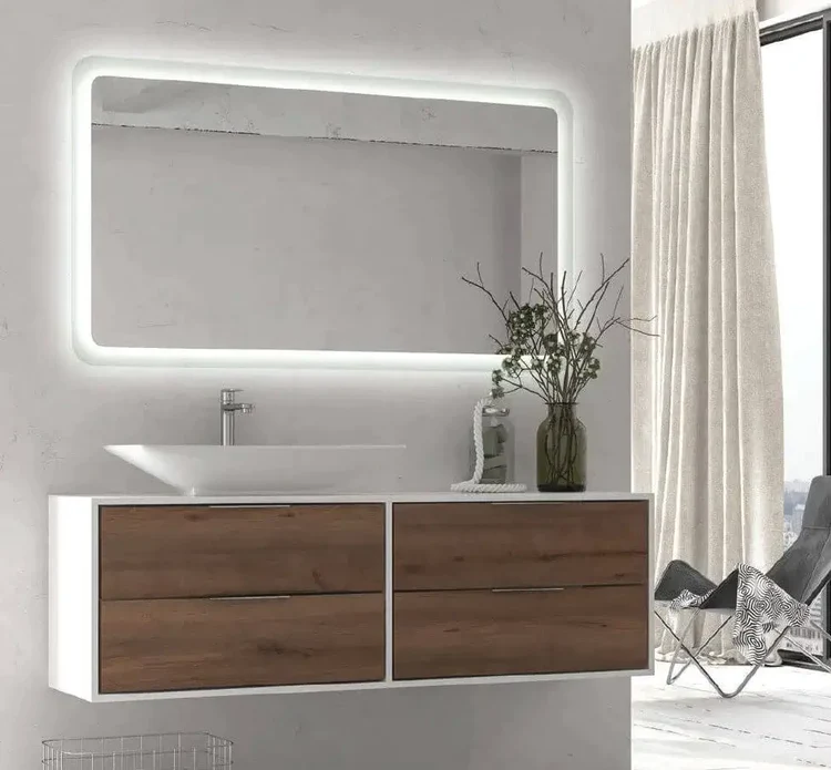 Bathroom mirrors with LED lighting: brightness, style and functionality